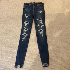 American Eagle super high rise jeggings
